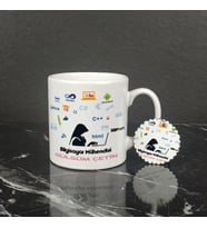 Bilgisayar Mühendisi Kupa Bardak ve Anahtarlık Set 001