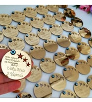 Kişiye Özel Pleksi Magnet Hatıra (Altın)