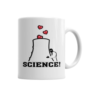 Science Energia Nuclear Kupa Bardak Porselen
