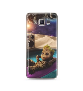 Baby Groot Tasarım Süper Şeffaf Silikon Telefon Kılıfı Samsung J2 Prime