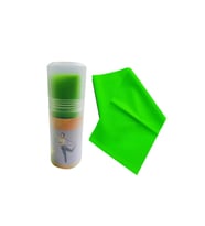 Pilates Bandı Orta Sert 140 x 15 cm Egzersiz Direnç Lastiği Yeşil