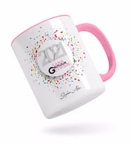BK Gift Kişiye Özel 2024 Sana Mutluluk Getirsin Pembe Kupa Bardak-1