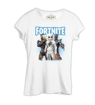 Fortnite - Marshmello Beyaz Kadın Tshirt