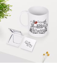 BK Gift Kişiye Özel En İyi Öğretmen Beyaz Kupa Ayna Seti-8 (Model 1)