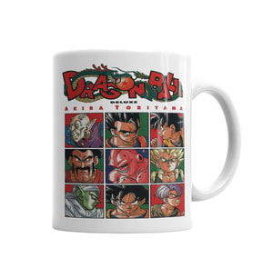 Dragon Ball Z Membros Quadro Kupa Bardak Porselen