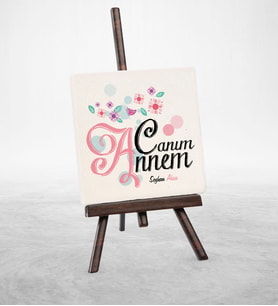 BK Gift Kişiye Özel Canım Annem Şovaleli Doğal Taş  18