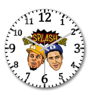 Supersplash Bros Duvar Saati Bombeli Gercek Cam