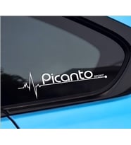 Kia Picanto Napız Kalp Kelebek Cam için Sticker Yapıştırma
