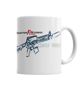 Cs Go Counter Strike Counter Terrorist Kupa Bardak Porselen