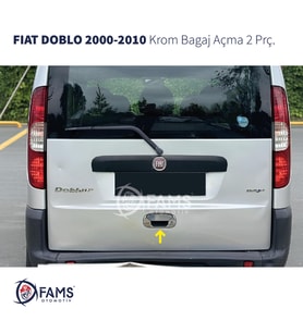 Fiat Doblo Krom Bagaj Açma 2 Prç 2000-2010 Arası Paslanmaz Çelik