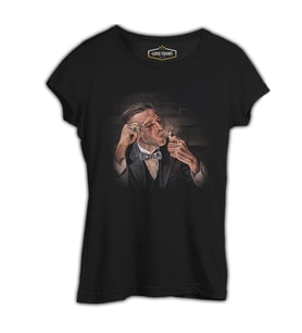 Peaky Blinders - Lit Siyah Kadın Tshirt