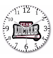 Team Lucille Duvar Saati Bombeli Gercek Cam