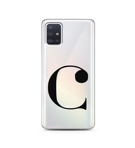 Samsung A51 Harf Tasarımlı Telefon Kılıfı C-Harfi 