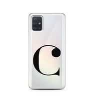 Samsung A51 Harf Tasarımlı Telefon Kılıfı C-Harfi 