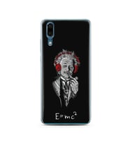 Einstein Tasarım Süper Şeffaf Silikon Telefon Kılıfı Huawei P20 