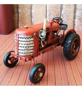 Dekoratif Metal Model Metal Araba Traktör