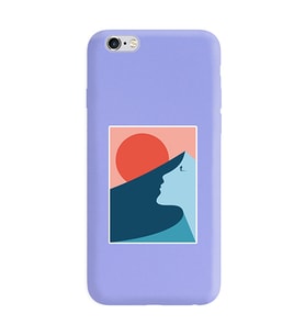 Lila Lansman Telefon Kılıfı Iphone 6 Plus