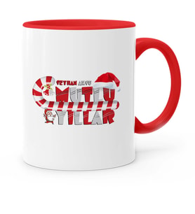BK Gift Kişiye Özel Mutlu Yıllar Kırmızı Kupa Bardak  5