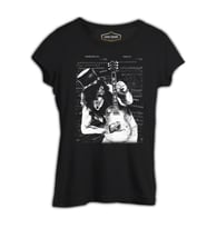 Slash - Guitar Siyah Kadın Tshirt