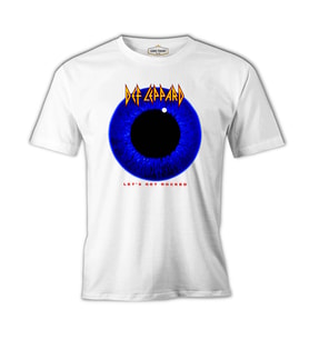 Def Leppard - Let's Get Rocked Beyaz Erkek Tshirt