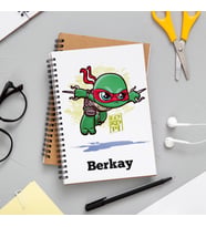 Ninja Kaplumbağalar Defteri Kişiye Özel