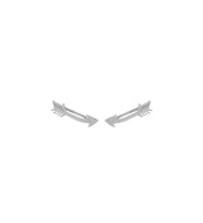 925 Ayar Gümüş Minik Ok Earcuff Küpe Gümüş-Standart