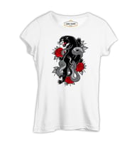 Tattoo - Tiger Beyaz Kadın Tshirt