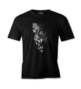 At 9 Siyah Erkek Tshirt