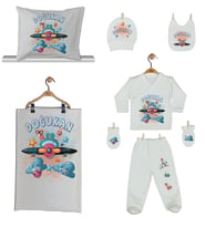 Pia Baby Gl 1917-06 İsme Özel Yastık Battaniye Zıbın Set