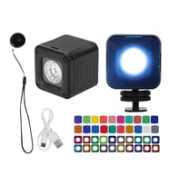 LED Işık 10M IP67 Su Geçirmez Dahili Pil 200-5500 20 Renk Filtre