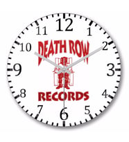 Death Row Records  Duvar Saati Bombeli Gercek Cam