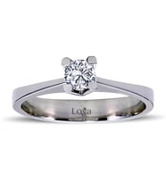Lova G Renk 0,27 Karat Pırlanta Tektaş Yüzük - 1050115