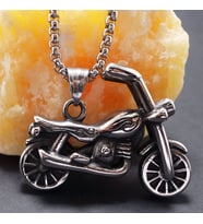 OttoMan Chopper Motorcu Çelik Erkek Kolye Zincir 6014701151118