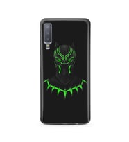 Black Panter Tasarım Süper Şeffaf Silikon Telefon Kılıfı Samsung A7 (2018)