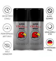 2 KUTU  VİGA 100000 ALMAN MENŞEİ GECİKTİRİCİ SPREY 45x2 ML ORTALAMA 150 KULLANIM - ORJİNAL GİZLİ GÖNDERİ