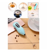 Pazariz Pilli Metal Çırpıcı Mini Mixer Kahve/süt Köpürtücü