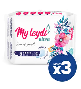 MYLEYDİ ULTRA HİJYENİK PED GECE 21 ADET (3 PAKET )