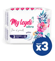 MYLEYDİ ULTRA HİJYENİK PED GECE 21 ADET (3 PAKET )