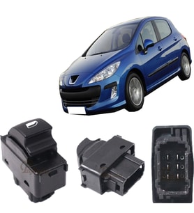 PEUGEOT 207 TEKLİ CAM ANAHTARI DÜĞMESİ 2007--2014