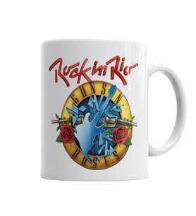 Rock in Rio Guns N' Roses Kupa Bardak Porselen