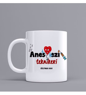 Kişiye Özel Anestezi TeknikeriTemalı Kupa Bardak Z39