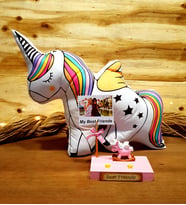 Best Friends Unicorn Dostluğu Kişiye Özel Fotoğraflı Hediye Seti