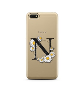 Papatya Harf Tasarım Süper Şeffaf Silikon Telefon Kılıfı Huawei Honor 7s-Y5 (201