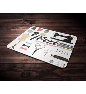 Kişiye Özel Terzi Tasarımlı Mouse Pad (Renksiz)