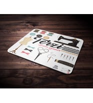 Kişiye Özel Terzi Tasarımlı Mouse Pad (Renksiz)