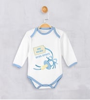 BK Kids Kişiye Özel Hoş Geldin Erkek Bebek Zıbın