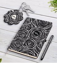 BK Gift Kişiye Özel İsimli Siyah Defter Kalem Ve Anahtarlık Hediye Seti-19 (Model 1)
