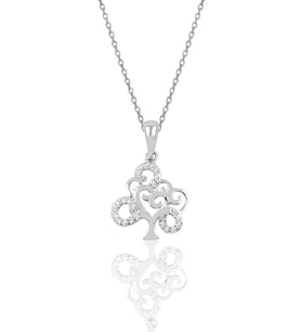 Söğütlü Silver Gümüş ağaç modeli kolye