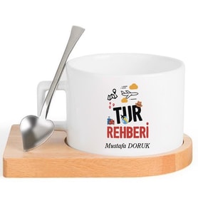 Tur Rehberi  FİNCAN Seti (Beyaz)