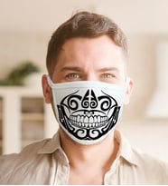 Kurukafa Tasarımlı Yıkanabilir Maske-2